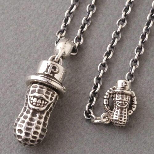 Peanuts&amp;Co.　XLARGE PEANUTS/Silver＋PEANUTS CHAIN/Si...