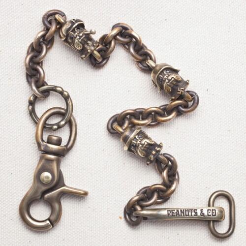 Peanuts&amp;Co.　BULL WALLET CHAIN/Brass