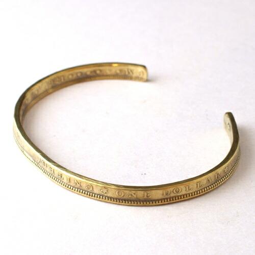 Atease MORGAN COIN BRASS BRACELET