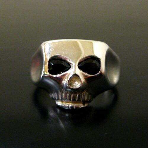 JIM SKULL RING-SE - オニキス -