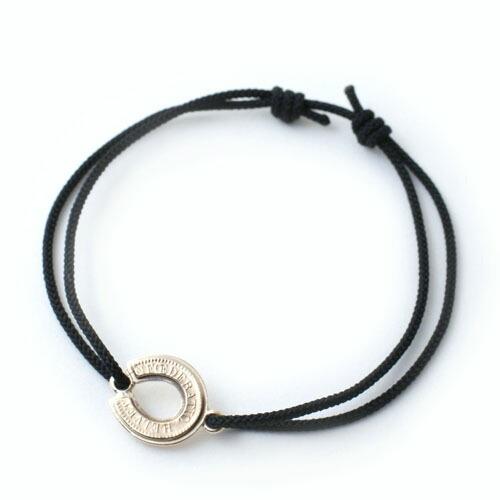 Atease NEW HORSE SHOE CORD BRACELET K10