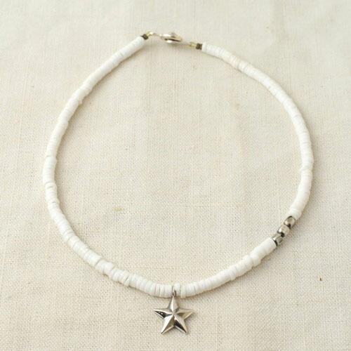 Atease NEW MILITARY STAR ANKLET LIMITED WHITE