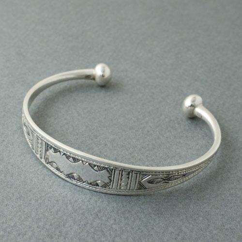 TUAREG SILVER JEWELRY TAPER BRACELET