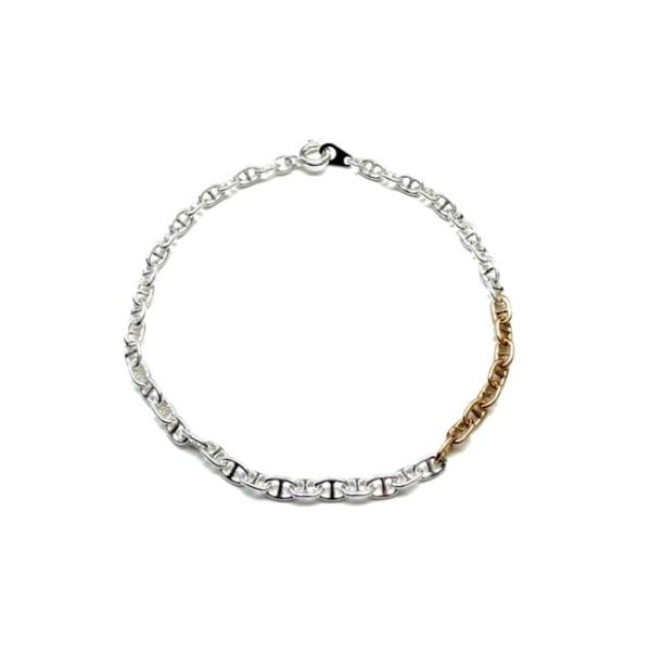 Atease H MARINA CHAIN COMBI BRACELET BRASS