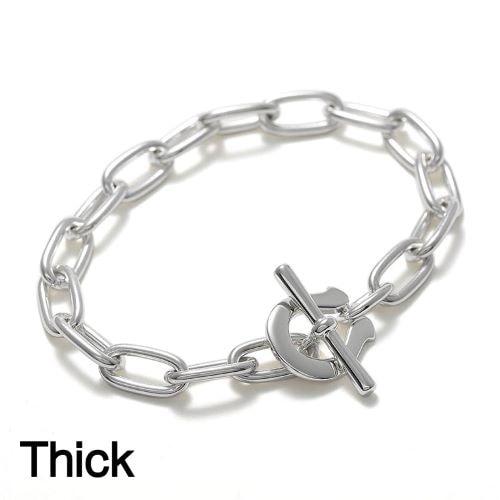 SYMPATHY OF SOUL Thick Horseshoe Toggle Bracelet -...
