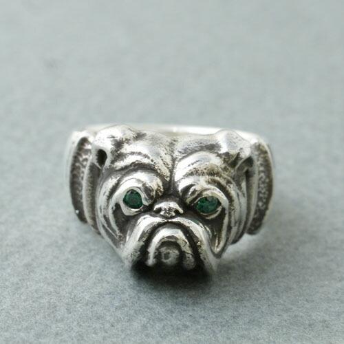 Peanuts＆Co. BULL RING SILVER Emerald custom
