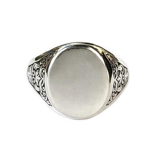 Flash Point SIDE ENGRAVED SIGNET RING