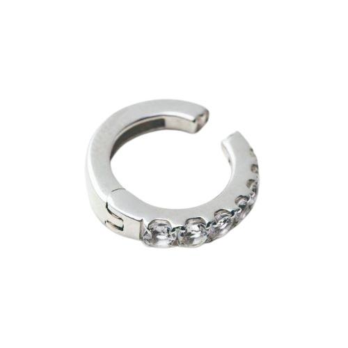 RESOL white topaz pave ear cuff SV925