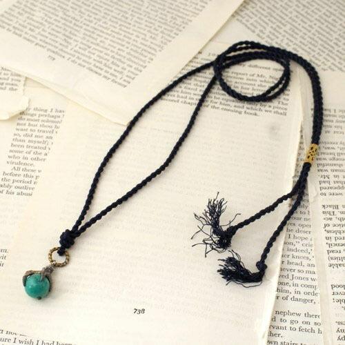 GARDEN OF EDEN Turquoise Crow Necklace