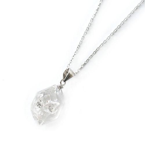 Anthurium ONE&amp;ONLY Herkimer diamond NECKLACE