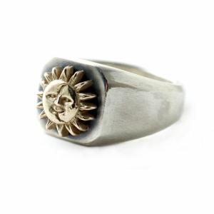 STOP LIGHT（ストップライト） K18 Skull Ring 全金スカルリング