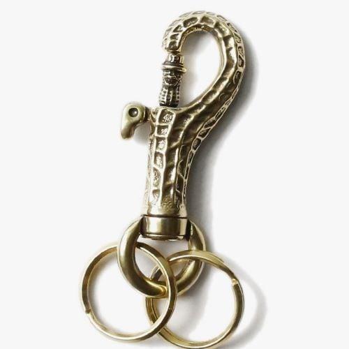 Peanuts&amp;Co.　PEANUTS PATTERN HOOK brass