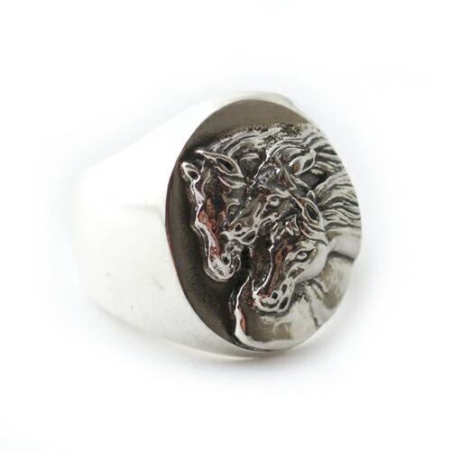Peanuts＆Co. PHARAOHS HORSES RING OVAL LARGE/ALL SI...