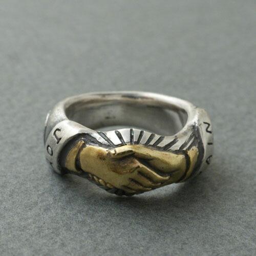 CMW-UNKNOWN ShakeHands Ring SV&amp;BR