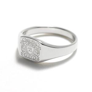 SYMPATHY OF SOUL Small Signet Ring - Silver