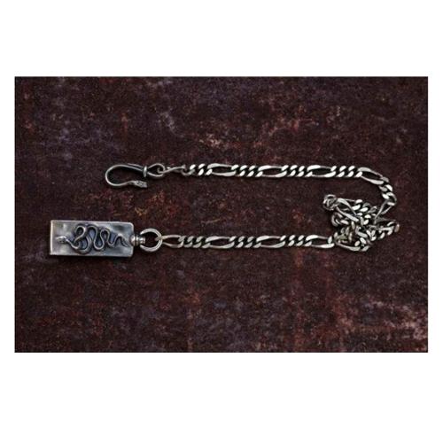 Peanuts&amp;Co. SNAKE CLIP TYPE WALLETCHAIN SILVER