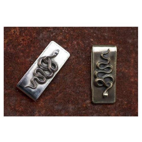 Peanuts&amp;Co. SNAKE MONEY CLIP SILVER