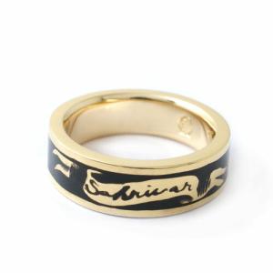 SAHRIVAR（シャフリーヴァル） SAHRIVAR Blue Enameled Ring (GOLD