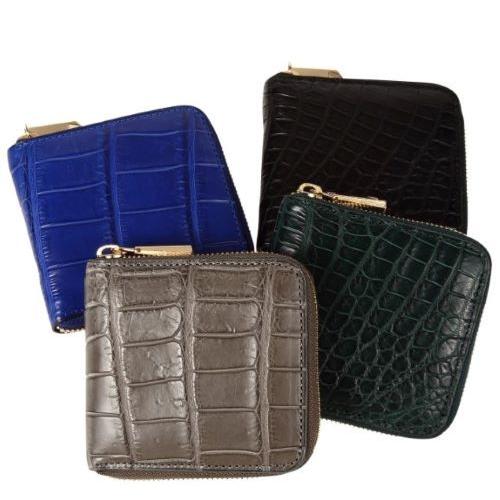 ZOO CROCODILE MID ROUND ZIP WALLET