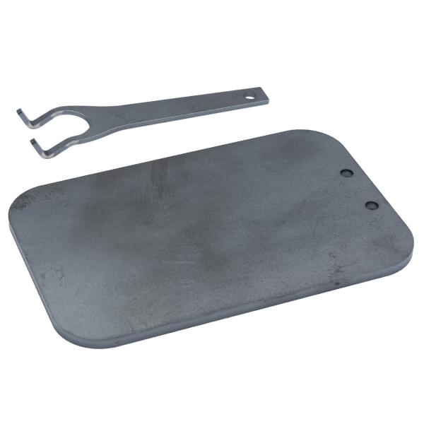 CGK アウトドア 黒皮鉄板 ラージメスティン収納可 板厚 3.2mm