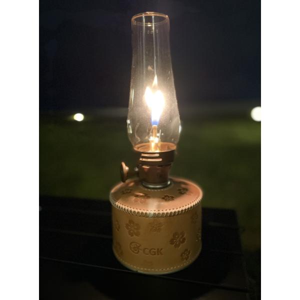 CGK ブッテーロレザー OD缶 ガス缶 カバー (230/250サイズ) (ナチュラル)