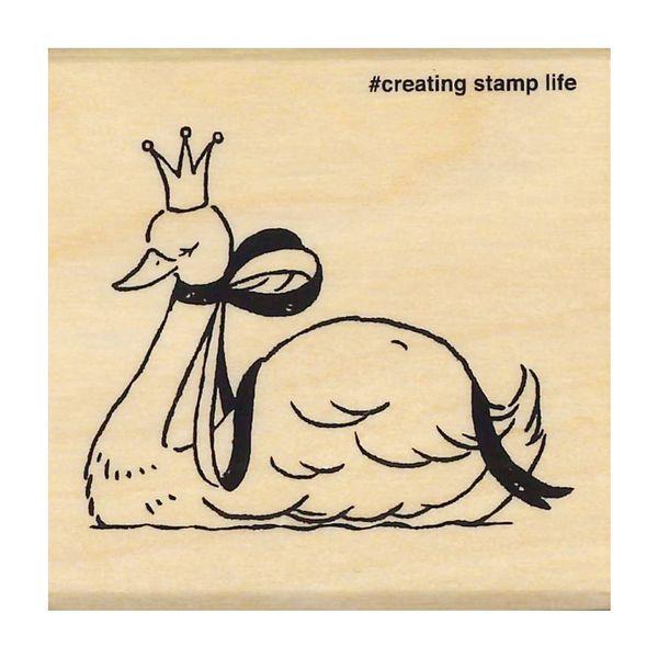 こどものかお Nアイラブスタンプ 1535-040 スワン