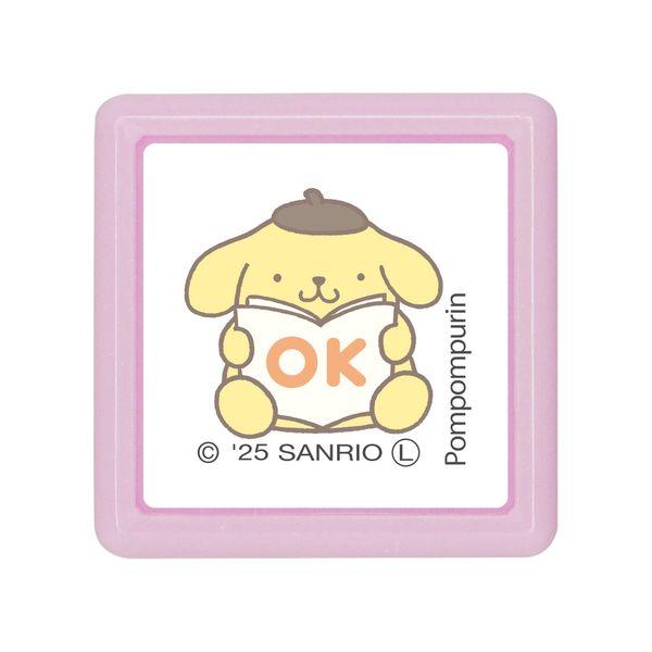 こどものかお Nサンリオキャラクターズ ミニ☆ポンスタンプ 2415-012 ポムポムプリン OK