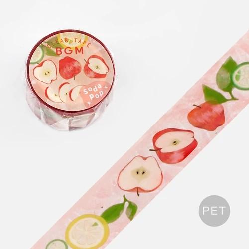 BGM クリアテープスペシャル 「サイダー・アップル」 20mm*5m