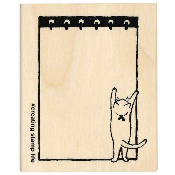 こどものかお Nアイラブスタンプ 1536-006 メモ帳猫