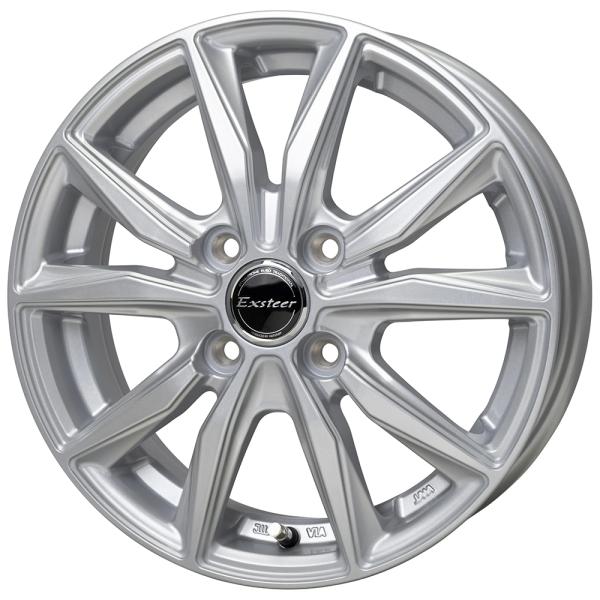 アルミホイール 14インチ 軽自動車 14×4.5J +45 100 4H ホットスタッフ エクスタ...