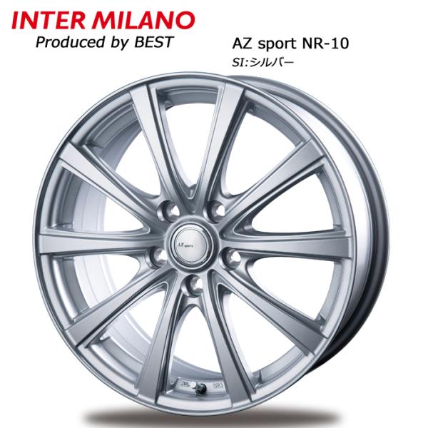 17×7.0J 5穴 PCD 100 114.3 +38 +48 +53 INTER MILANO ...