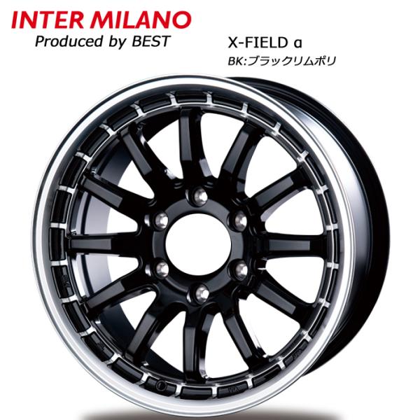 ジムニー 15×5.5J 5穴 PCD 139.7 +5 INTER MILANO X-FIELD ...