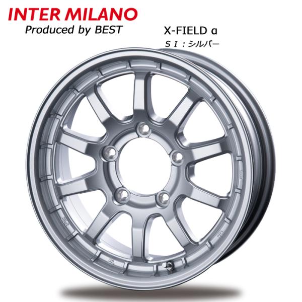 ジムニー 15×5.5J 5穴 PCD 139.7 +5 INTER MILANO X-FIELD ...