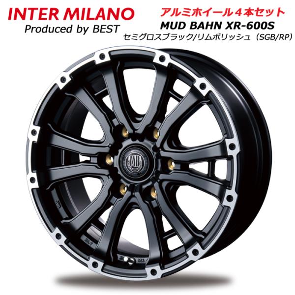 ランクル プラド 17×7.5J 6穴 PCD 139.7 +25 INTER MILANO MUD...