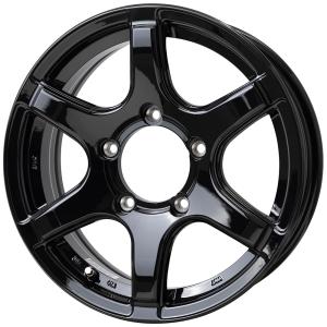 ジムニー スチールホイールセット（16インチ/1本分）マットブラック
