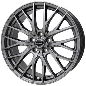 アルミホイール 18インチ 4本セット 18×8J +42 114.3 5H ホットスタッフ エクシーダー E05II ダークシルバー｜GarageSTEP