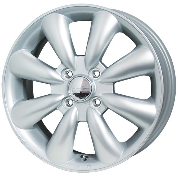 アルミホイール 15インチ 4本セット 軽自動車 15×5J +45 100 4穴 ホットスタッフ ...