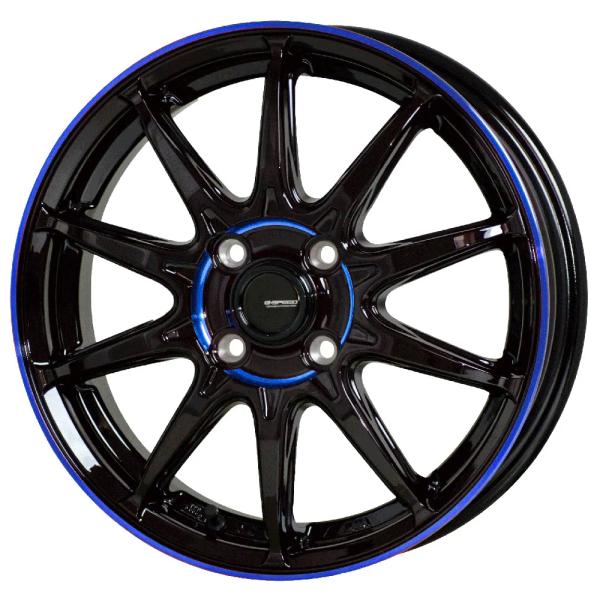 軽量アルミホイール 14インチ 4本セット 軽自動車 14×4.5J +45 100 4H ホットス...