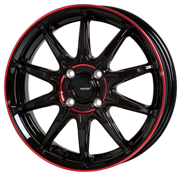 軽量アルミホイール 15インチ 4本セット 軽自動車 15×4.5J +45 100 4H ホットス...