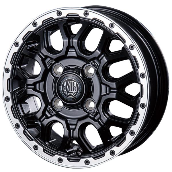 4本セット 軽自動車 14インチ アルミホイール 14×4.5J 4H 100 +45 INTER ...