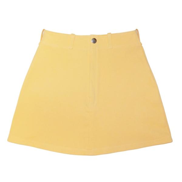 2Way ストレッチイエロースカート76