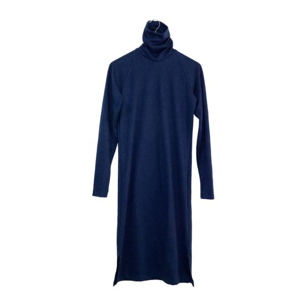 ラグランスリーブタートルネックワンピースL