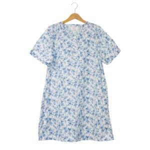 夏の部屋着ワンピースBlue