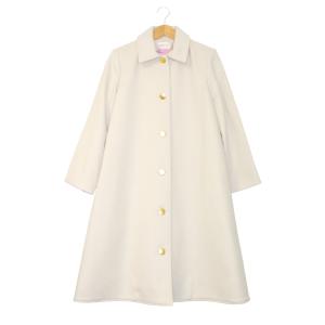 ステンカラーAラインコート02｜cha