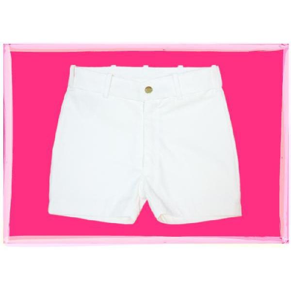 Summer White Short Pants M3