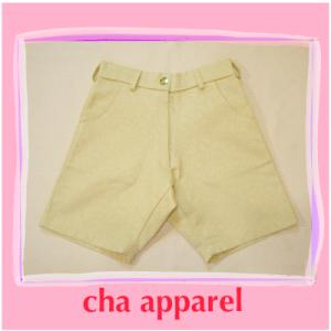 Summer Yellow Short Pants001