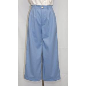Tucked Wide Pants Light Blue