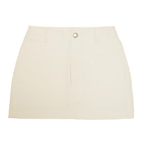 ホワイトデニムミニスカート70