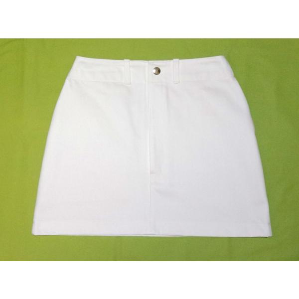 White Denim Skirt71-97