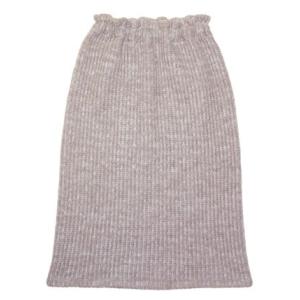Wool Knit Midium-long Skirt1